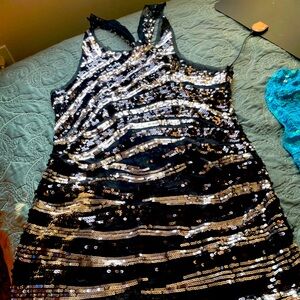 A beautiful sequence dress